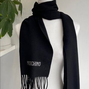 Moschino Black Scarf